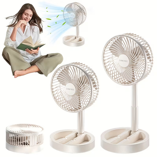 Rechargeable Portable Telescopic Folding Table Fan